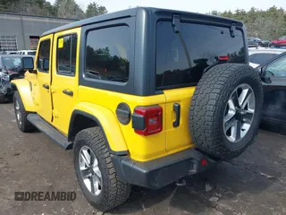 2021 Jeep Wrangler Unlimited Sahara с VIN 1C4HJXEG4MW624532, выставлен на аукционе IAAI как лот 41783382 с пробегом 81 116 миль миль и . История ставок и продаж доступна на DreamBid. Изображение 3.