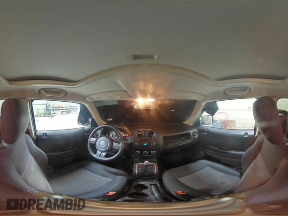 2015 Jeep Patriot Latitude with VIN 1C4NJPFB3FD353256, listed as a Copart auction lot 43928265 with 153,574 mi miles and Salvage Title. Bid and sale history available at DreamBid. Image 13.