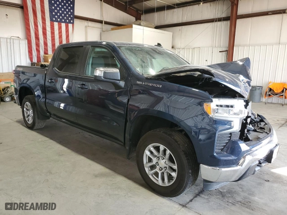 2022 Chevrolet Silverado 1500 LT with VIN 1GCPDKEK2NZ628752, listed as a Copart auction lot 75650744 with 29,913 mi miles and Salvage Title. Bid and sale history available at carsss.com. Image 4.