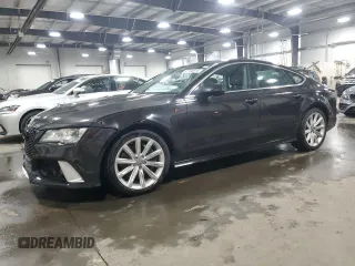2013 Audi A7 Prestige with VIN WAU2GAFC0DN154192, listed as a Copart auction lot 52795815 with 114,947 mi miles and Salvage title. Bid and sale history available at DreamBid. Image 1.