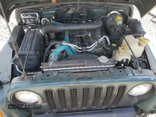2001 Jeep Wrangler Sahara with VIN 1J4FA59S61P373670, listed as a Copart auction lot 74060614 with 176,111 mi miles and Clean Title. Bid and sale history available at carsss.com. Image 12.