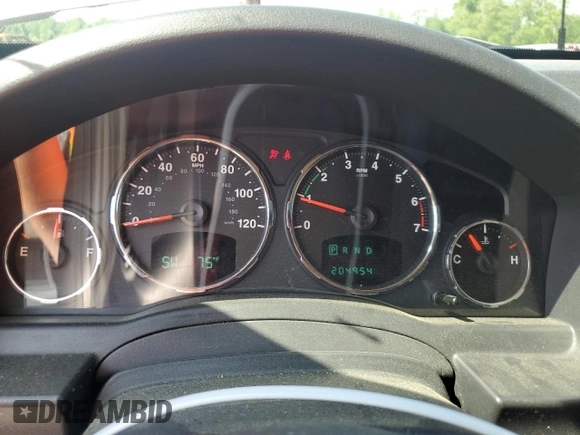 2011 Jeep Liberty Sport with VIN 1J4PN2GK1BW540387, listed as a Copart auction lot 57208045 with 204,954 mi miles and Salvage title. Bid and sale history available at DreamBid. Image 9.