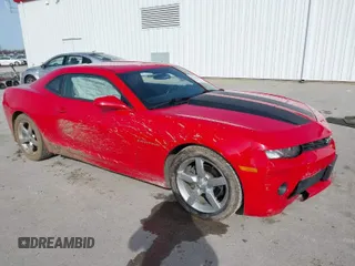 2014 Chevrolet Camaro LT z VIN 2G1FC1E30E9143756, wystawiony jako IAAI lot #41523311 z przebiegiem 71 812 mil mil oraz . Historia ofert i sprzedaży dostępna na DreamBid. Obrazek 1.