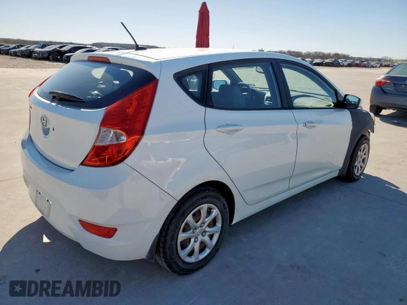 2013 Hyundai Accent GS with VIN KMHCT5AE8DU094571, listed as a Copart auction lot 47699855 with 96,935 mi miles and Clean Title. Bid and sale history available at carsss.com. Image 3.