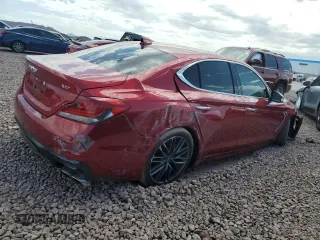 2019 Genesis G70 2.0T Advanced with VIN KMTG34LA7KU013830, listed as a Copart auction lot 69072164 with 44,913 mi miles and Salvage Title. Bid and sale history available at carsss.com. Image 3.