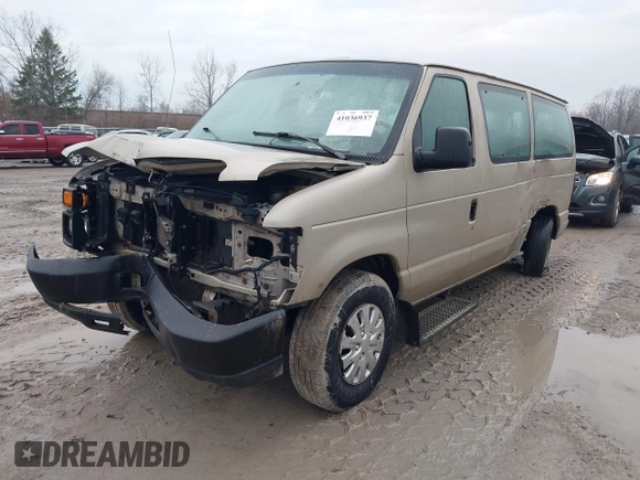 2010 Ford Econoline Passenger XL with VIN 1FMNE1BW5ADA57279, listed as a IAAI auction lot 41036937 with 259,841 mi miles and . Bid and sale history available at DreamBid. Image 2.