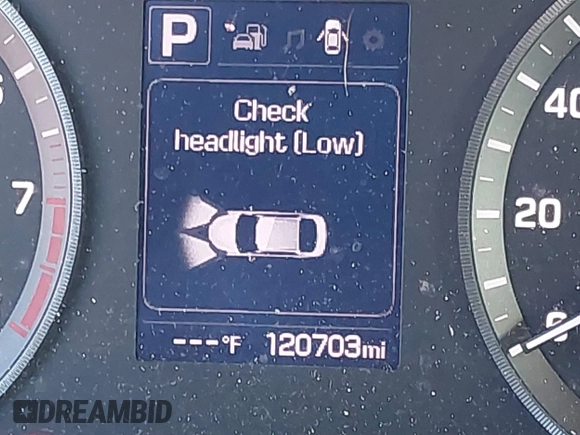 2017 Hyundai Sonata 2.4L with VIN 5NPE24AF4HH451523, listed as a IAAI auction lot 41621196 with 120,703 mi miles. Bid and sale history available at carsss.com. Image 15.