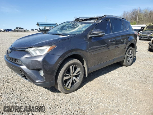 2018 Toyota RAV4 XLE with VIN JTMWFREV0JJ190508, listed as a Copart auction lot 49637125 with 120,768 mi miles and Salvage Title. Bid and sale history available at carsss.com. Image 1.