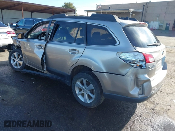 2014 Subaru Outback Limited with VIN 4S4BRBLC7E3325536, listed as a IAAI auction lot 41209727 with 128,758 mi miles and . Bid and sale history available at DreamBid. Image 3.