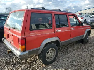 1996 Jeep Cherokee Country with VIN 1J4FJ78S5TL287631, listed as a Copart auction lot 79755834 with 195,365 mi miles and Salvage Title. Bid and sale history available at carsss.com. Image 3.
