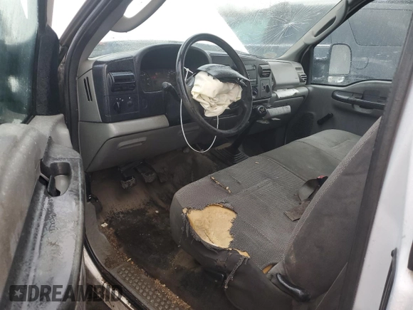 2005 Ford Super Duty F-250 XL with VIN 1FTSX20565EB83099, listed as a Copart auction lot 43036775 with 183,912 mi miles and Salvage Title. Bid and sale history available at carsss.com. Image 8.