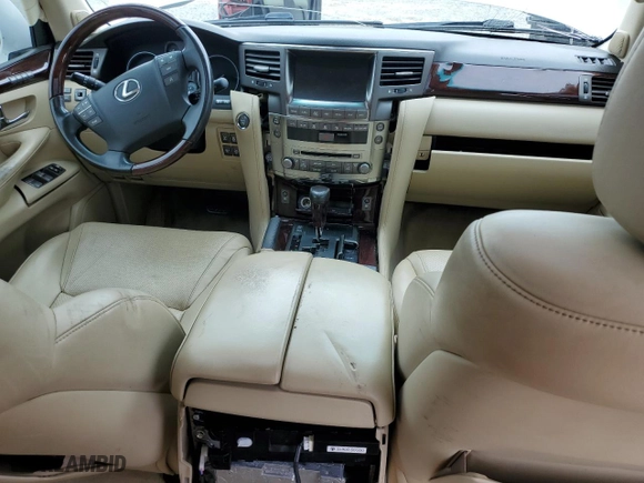 2009 Lexus LX 570 with VIN JTJHY00W394023419, listed as a Copart auction lot 48449144 with 231,719 mi miles and Non Repairable. Bid and sale history available at carsss.com. Image 8.