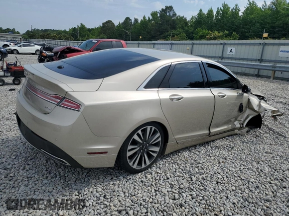 2017 Lincoln MKZ Hybrid Select with VIN 3LN6L5LU2HR629781, listed as a Copart auction lot 56787795 with 124,455 mi miles and Salvage title. Bid and sale history available at DreamBid. Image 3.