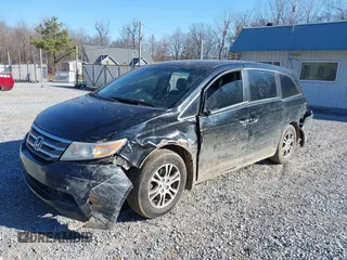 2012 Honda Odyssey EX-L with VIN 5FNRL5H69CB017227, listed as a IAAI auction lot 41345254 with 136,775 mi miles and . Bid and sale history available at carsss.com. Image 17.