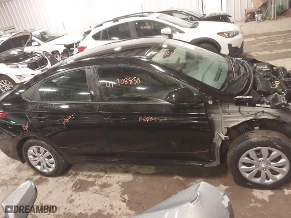 2022 Hyundai Accent SE with VIN 3KPC24A65NE166577, listed as a IAAI auction lot 41708850 with 17,566 mi miles. Bid and sale history available at carsss.com. Image 14.