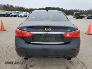 2016 Infiniti Q50 Premium with VIN JN1CV7AP7GM203024, listed as a Copart auction lot 88680715 with 163,922 mi miles and Salvage Title. Bid and sale history available at DreamBid. Image 6.