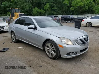 2010 Mercedes-Benz E 350 Luxury with VIN WDDHF5GB6AA101681, listed as a Copart auction lot 57310455 with 141,584 mi miles and Salvage title. Bid and sale history available at DreamBid. Image 4.