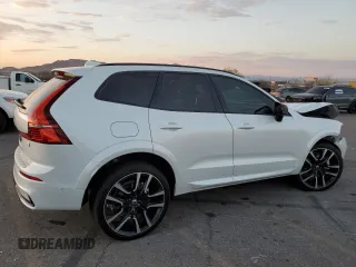 2024 Volvo XC60 Recharge Plug-In Hybrid Ultimate Dark Theme with VIN YV4H60DM1R1848858, listed as a Copart auction lot 74625824 with 5,374 mi miles and Salvage Title. Bid and sale history available at carsss.com. Image 3.