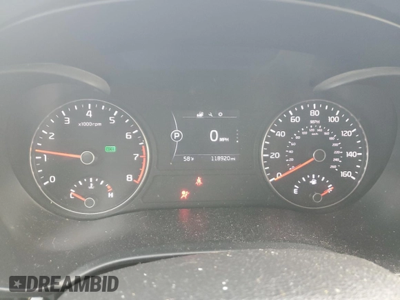 2016 Kia Optima LX with VIN KNAGT4L32G5089535, listed as a Copart auction lot 48806715 with 118,920 mi miles and Salvage Title. Bid and sale history available at carsss.com. Image 9.