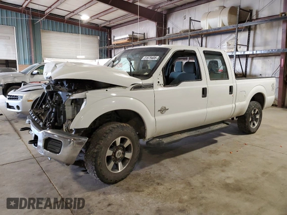 2016 Ford Super Duty F-250 SRW Lariat with VIN 1FT7W2BTXGEA58968, listed as a Copart auction lot 51679405 with Not Provided miles and Salvage Title. Bid and sale history available at carsss.com. Image 1.