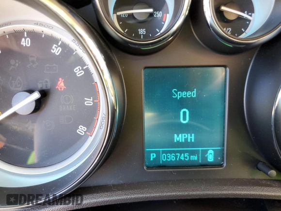 2014 Buick Verano Group with VIN 1G4PS5SK0E4211294, listed as a Copart auction lot 49454395 with 36,745 mi miles and Salvage title. Bid and sale history available at DreamBid. Image 9.