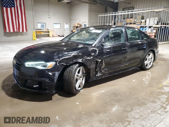 2016 Audi A6 2.0T Premium with VIN WAUFFAFCXGN179979, listed as a Copart auction lot 52529755 with 84,213 mi miles and Salvage Title. Bid and sale history available at carsss.com. Image 1.