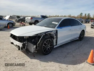 2020 Audi A8 L with VIN WAU8DAF81LN015654, listed as a Copart auction lot 79126853 with 26,587 mi miles. Bid and sale history available at carsss.com. Image 1.
