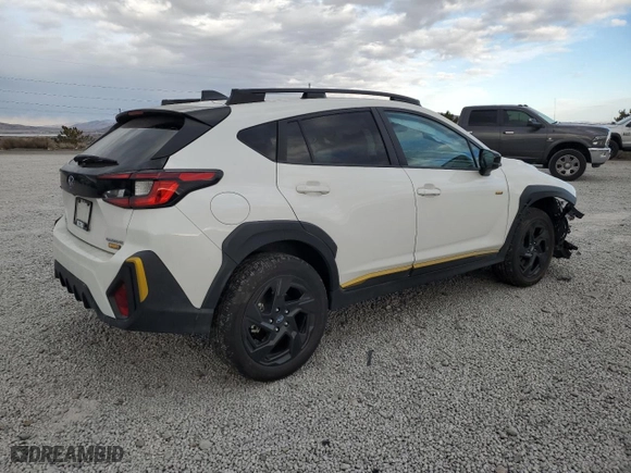 2024 Subaru Crosstrek Sport with VIN 4S4GUHF64R3733589, listed as a Copart auction lot 88815225 with NaN miles and Salvage Title. Bid and sale history available at carsss.com. Image 3.