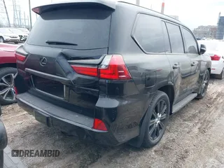 2020 Lexus LX with VIN JTJDY7AX8L4319302, listed as a IAAI auction lot 41818027 with 36,041 mi miles. Bid and sale history available at carsss.com. Image 4.