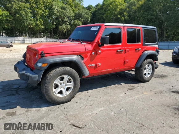 2020 Jeep Wrangler Unlimited Willys z VIN 1C4HJXDG1LW171325, wystawiony jako Copart lot #68717764 z przebiegiem 132 555 mil mil oraz Szkoda całkowita • Salvage title. Historia ofert i sprzedaży dostępna na DreamBid. Obrazek 1.