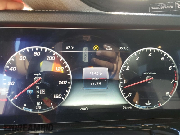 2022 Mercedes-Benz G 550 with VIN W1NYC6BJ6NX457809, listed as a Copart auction lot 79406964 with 11,185 mi miles and Salvage Title. Bid and sale history available at DreamBid. Image 10.