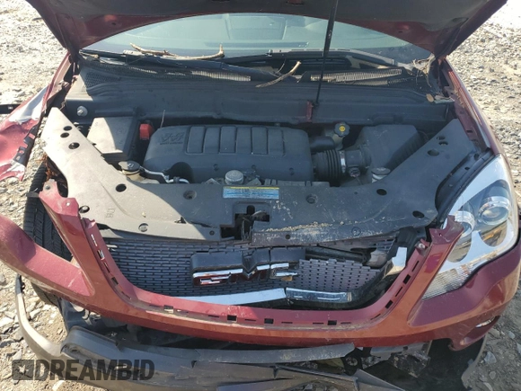 2010 GMC Acadia SLT1 with VIN 1GKLRMED8AJ168572, listed as a Copart auction lot 61465395 with 99,887 mi miles and Salvage title. Bid and sale history available at DreamBid. Image 12.