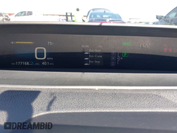 2016 Toyota Prius Two z VIN JTDKBRFU5G3524139, wystawiony jako IAAI lot #42118163 z przebiegiem 177 168 mil mil oraz . Historia ofert i sprzedaży dostępna na DreamBid. Obrazek 7.