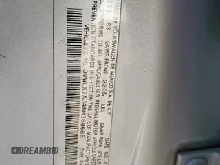 2011 Volkswagen Jetta SEL with VIN 3VWLX7AJ4BM368686, listed as a Copart auction lot 53942575 with 152,581 mi miles and Salvage title. Bid and sale history available at DreamBid. Image 12.