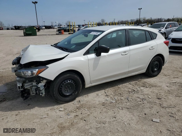 2017 Subaru Impreza with VIN 4S3GTAA60H3727521, listed as a Copart auction lot 51573195 with 97,464 mi miles and Salvage Title. Bid and sale history available at carsss.com. Image 1.