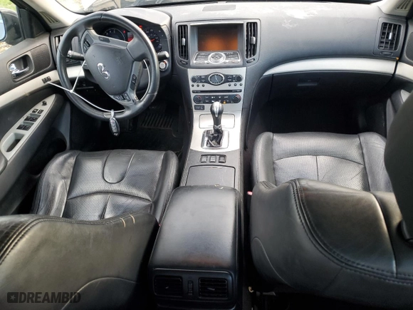 2007 Infiniti G35 Sedan G35x with VIN JNKBV61F27M807797, listed as a Copart auction lot 79869344 with 197,362 mi miles and Salvage Title. Bid and sale history available at carsss.com. Image 8.