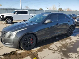 2015 Cadillac ATS Standard AWD with VIN 1G6AG5RX5F0129361, listed as a Copart auction lot 44249445 with 99,702 mi miles and Salvage title. Bid and sale history available at DreamBid. Image 1.