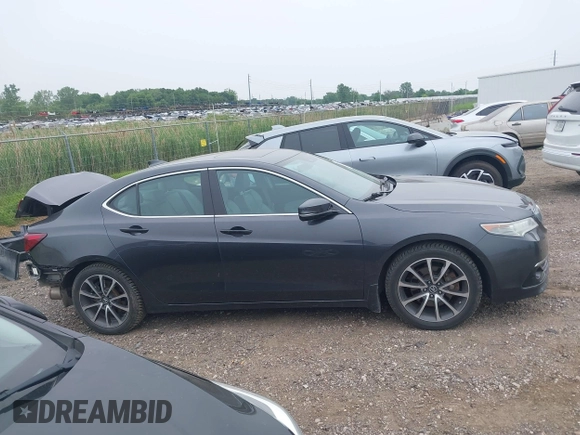 2015 Acura TLX Advance with VIN 19UUB3F72FA005092, listed as a IAAI auction lot 42508850 with 110,853 mi miles and . Bid and sale history available at DreamBid. Image 13.