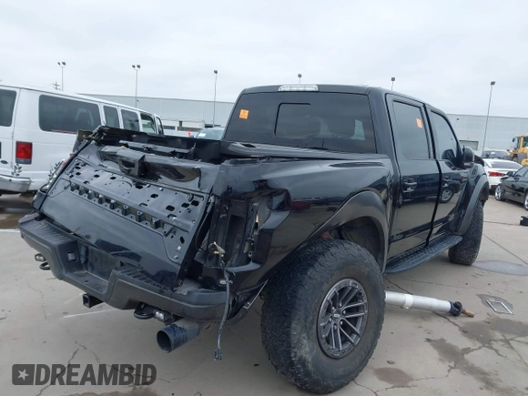 2020 Ford F-150 Raptor with VIN 1FTFW1RG9LFA37788, listed as a IAAI auction lot 41605774 with Not Provided miles and . Bid and sale history available at carsss.com. Image 4.