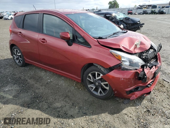 2017 Nissan Note SR with VIN 3N1CE2CP3HL378415, listed as a Copart auction lot 51512955 with 102,246 mi miles and Salvage Title. Bid and sale history available at DreamBid. Image 4.