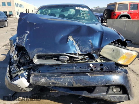 2004 Subaru Legacy Sedan (Natl) L with VIN 4S3BE625747200571, listed as a Copart auction lot 76013264 with 206,146 mi miles and Salvage Title. Bid and sale history available at carsss.com. Image 5.