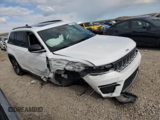 2022 Jeep Grand Cherokee with VIN 1C4RJYB60N8757624, listed as a Copart auction lot 57303485 with 54,930 mi miles and Salvage title. Bid and sale history available at DreamBid. Image 4.