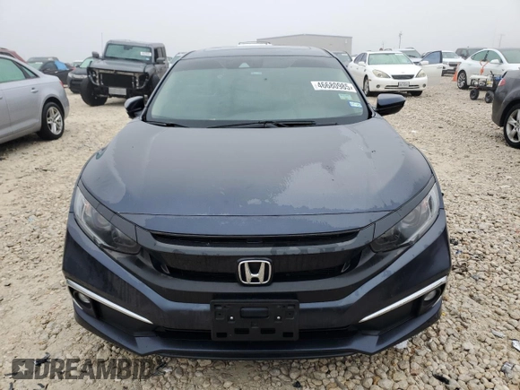 2019 Honda Civic Sedan EX with VIN JHMFC1F31KX003734, listed as a Copart auction lot 46680985 with 30,722 mi miles and Salvage Title. Bid and sale history available at carsss.com. Image 5.