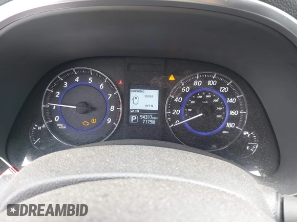 2016 Infiniti QX70 with VIN JN8CS1MU8GM672048, listed as a IAAI auction lot 41625197 with 94,317 mi miles and . Bid and sale history available at DreamBid. Image 7.