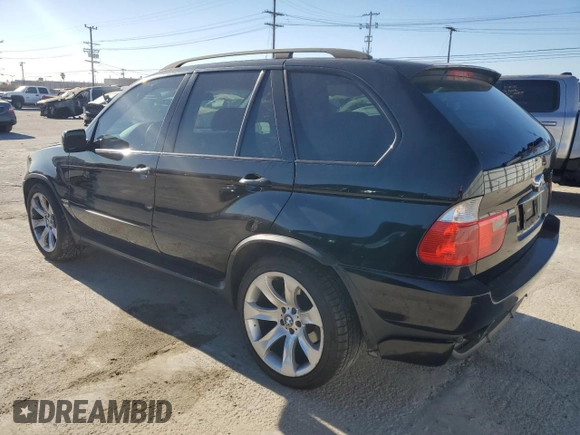 2005 BMW X5 4.8is with VIN 5UXFA93505LE83127, listed as a Copart auction lot 81653374 with 148,054 mi miles and Clean Title. Bid and sale history available at carsss.com. Image 2.