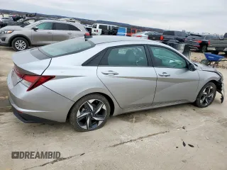 2023 Hyundai Elantra SEL with VIN 5NPLS4AG1PH119733, listed as a Copart auction lot 45302185 with 28,438 mi miles and Salvage Title. Bid and sale history available at DreamBid. Image 3.