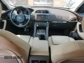 2017 Jaguar F-Pace 35t Prestige with VIN SADCK2BV5HA885091, listed as a Copart auction lot 59938185 with 70,648 mi miles and Salvage title. Bid and sale history available at DreamBid. Image 8.