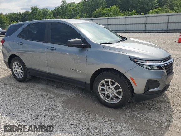 2023 Chevrolet Equinox LS z VIN 3GNAXHEG7PL174964, wystawiony jako Copart lot #58373315 z przebiegiem 34 175 mil mil oraz Szkoda całkowita • Salvage title. Historia ofert i sprzedaży dostępna na DreamBid. Obrazek 4.