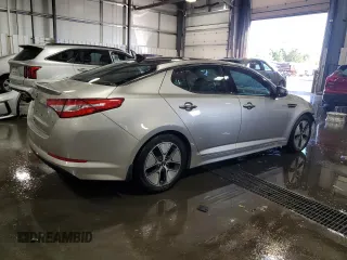 2013 Kia Optima Hybrid LX with VIN KNAGM4AD9D5052938, listed as a Copart auction lot 71797564 with 123,602 mi miles and Salvage Title. Bid and sale history available at carsss.com. Image 3.