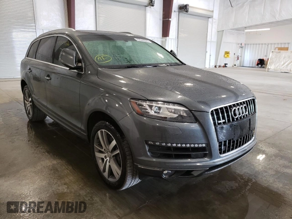 2015 Audi Q7 3.0T Premium Plus with VIN WA1LGAFE4FD004694, listed as a Copart auction lot 58452452 with 105,608 mi miles. Bid and sale history available at carsss.com. Image 1.
